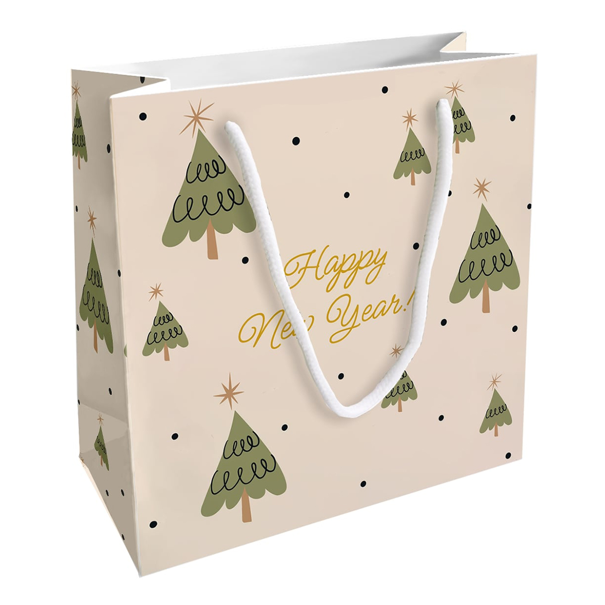 Be Smart Пакет бумажный, подарочный 20 х 20 х Ёлки N5758 Фото 1.
