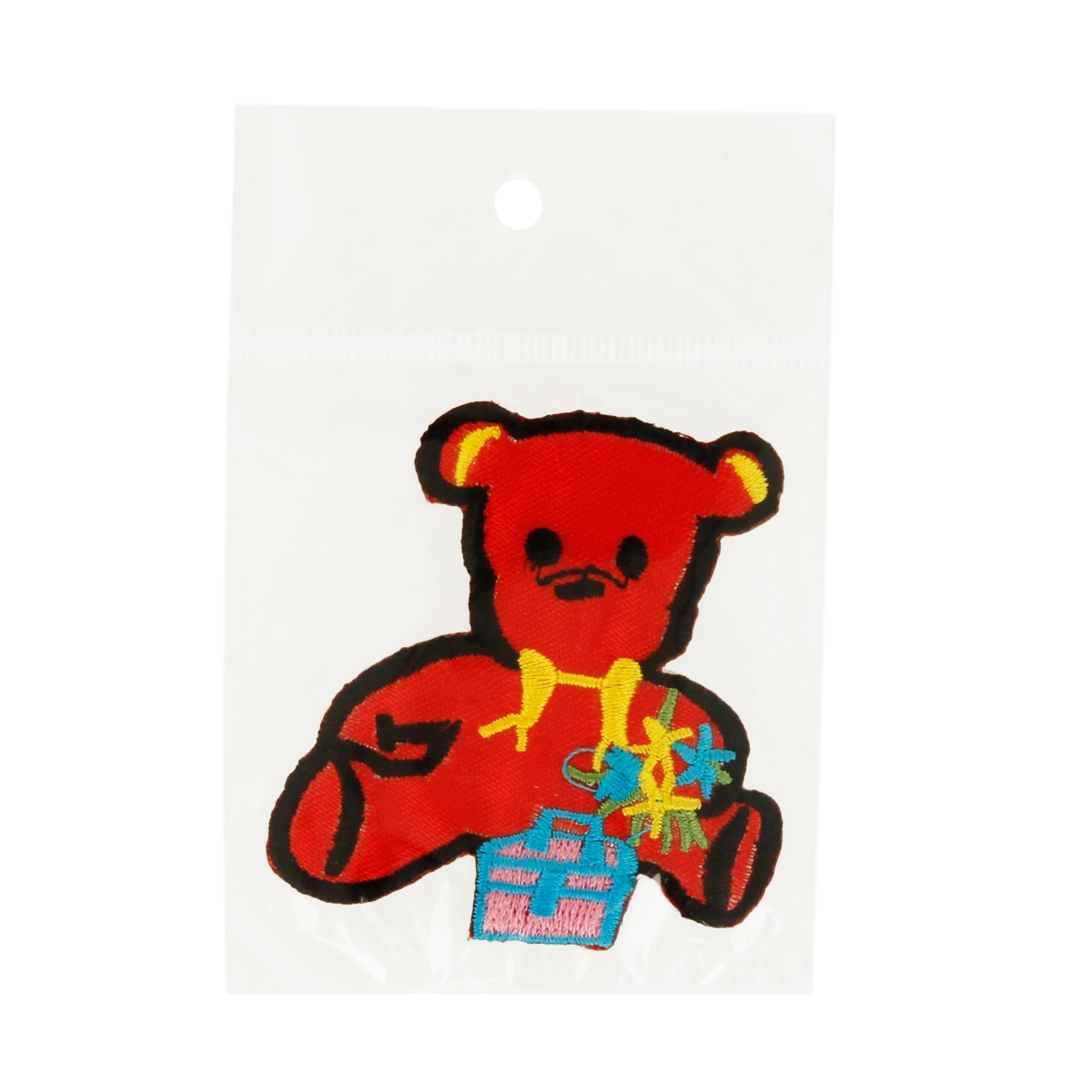 Gamma Термоаппликация №19 №1257 медвежонок с подарком 6х6 см Фото 2.