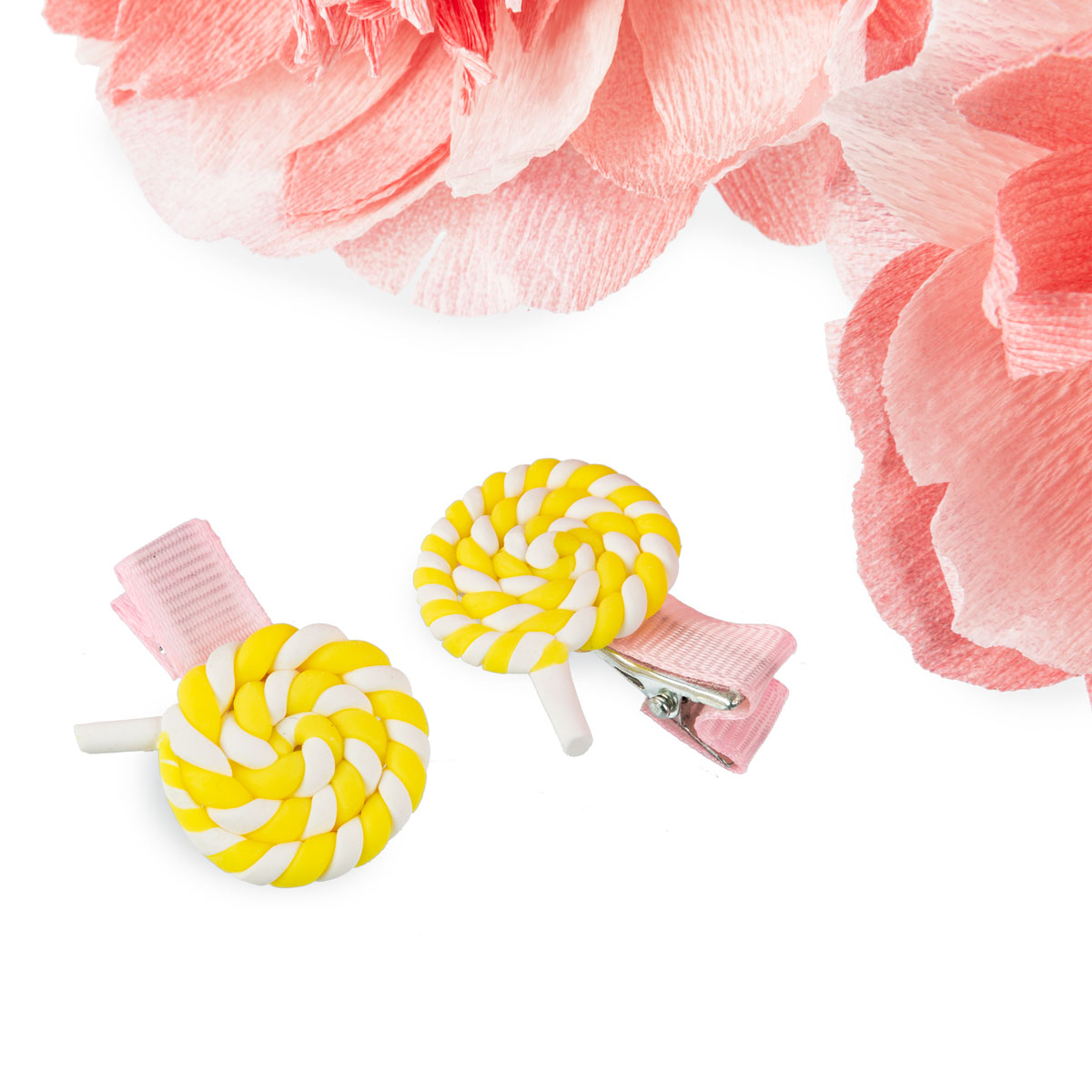 CHERRY MARY Z6202 Набор заколок для волос 2 шт. №01 жёлтый Фото 5.