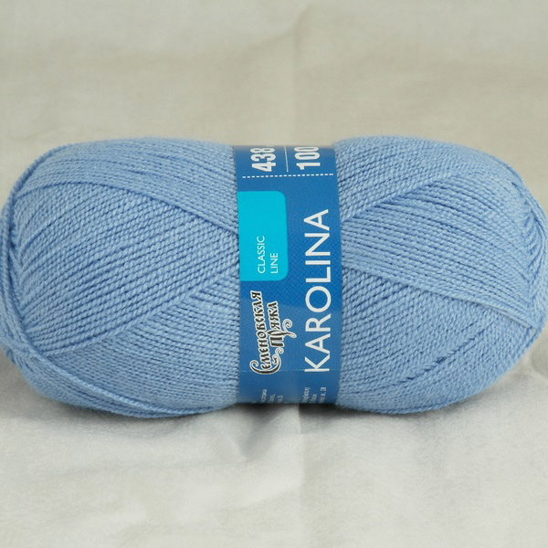 Пряжа Семеновская  МШФ Karolina (Каролина) 100% акрил 100 г 438 м 11331 ; гиацинт Фото 1.