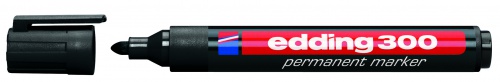 Edding Перманентный маркер 1.5 - 3 мм перо круглое E-300 1 черный Фото 1.