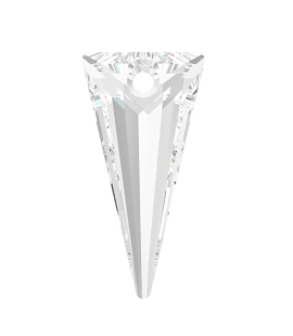 6480 Подвеска Crystal 18 х 9 мм кристалл в пакете белый (Crystal 001) Фото 1.