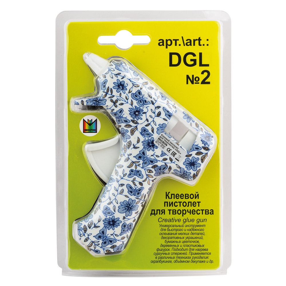  Micron Клеевой пистолет для творчества DGL в блистере Фото 1.
