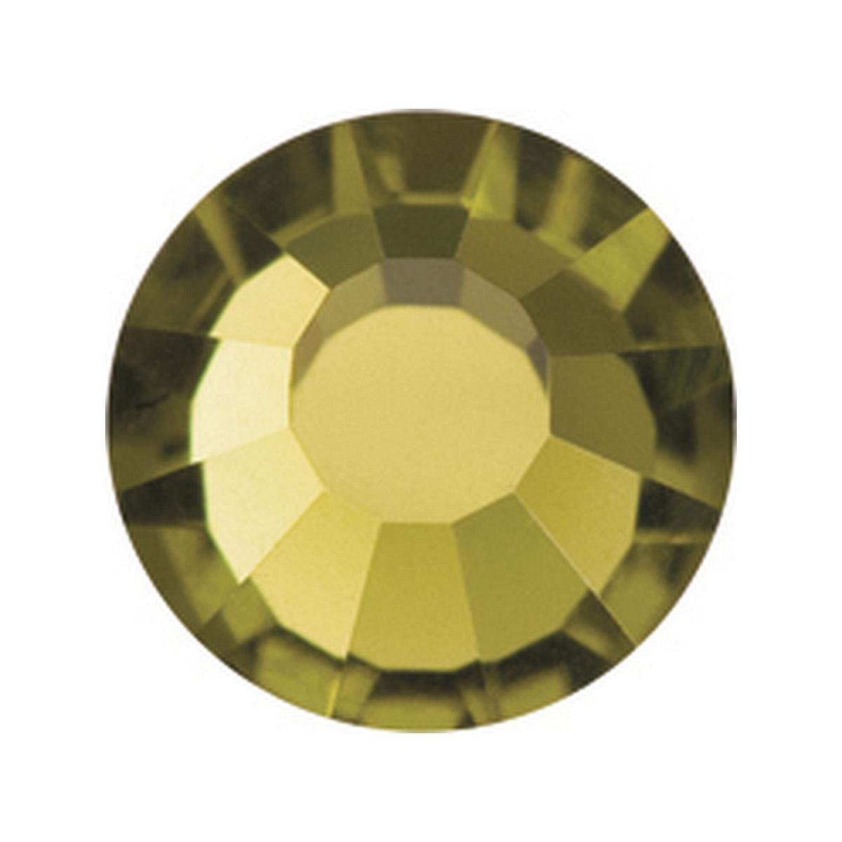Страз клеевой PRECIOSA 438-11-612 i SS10 цветн. 2.7 мм стекло в пакете золотистый (gold beryl 10430) Фото 1.