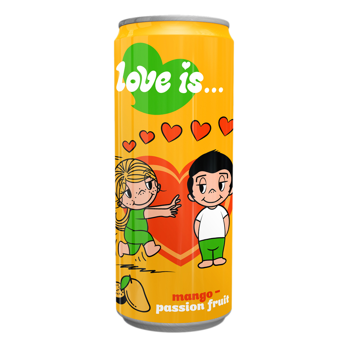Love is Напиток газированный 0.33 л Манго- Маракуйя Фото 1.