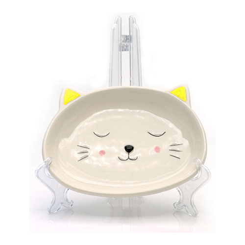 Посуда керамическая Тарелка керамическая «Cat plate» 15 х 19.5 х 4.5 см FC191447 Фото 1.