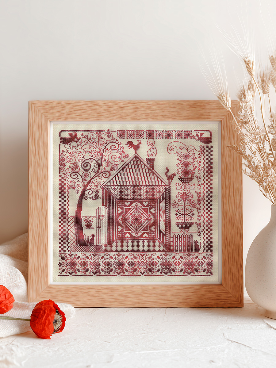 Набор для вышивания PANNA SO-0886 Оберег домашнего очага 29 х 28.5 см Фото 5.