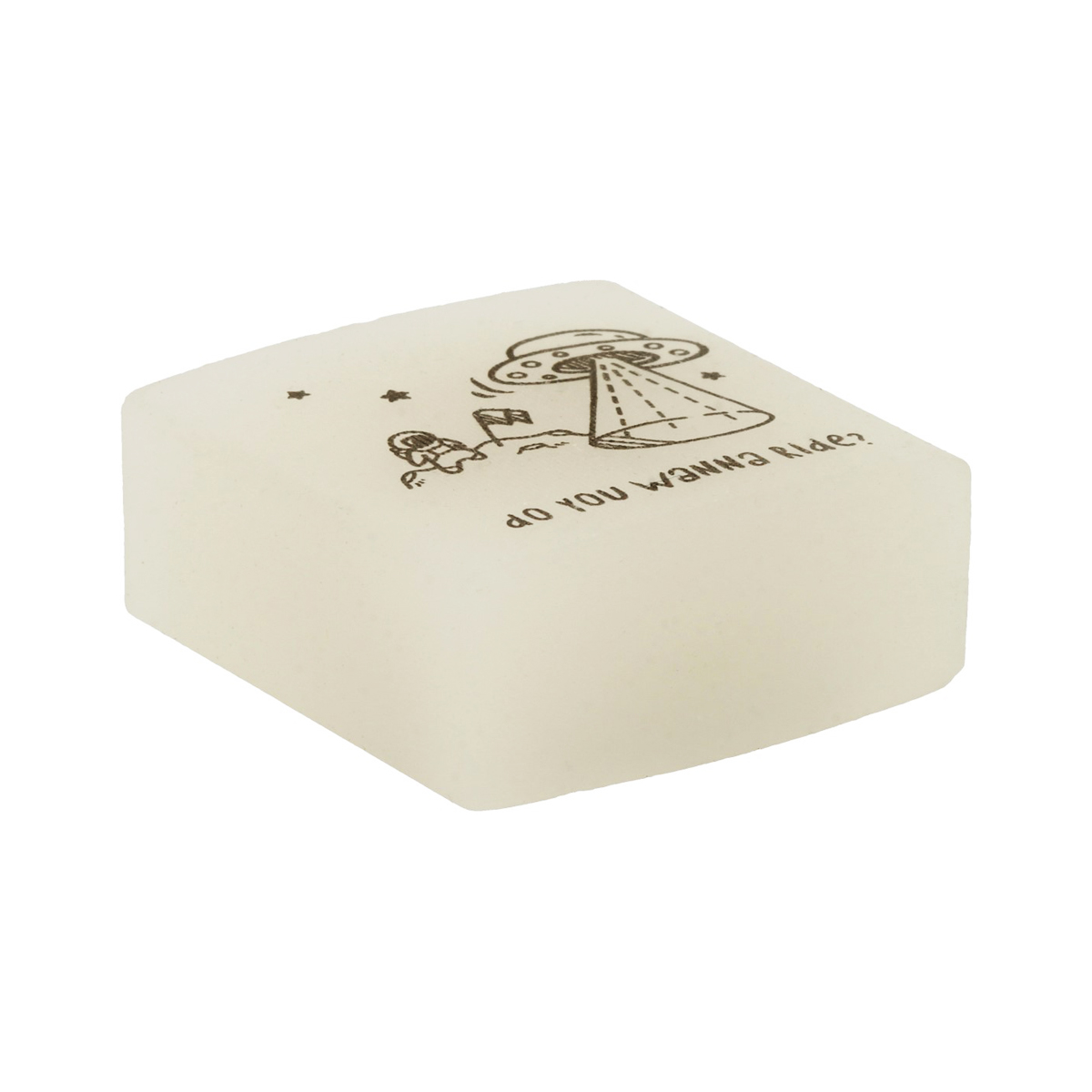 Berlingo Ластик Aliens 28х28х12 мм BLc_00610 прямоугольный флуорисцентный Фото 6.